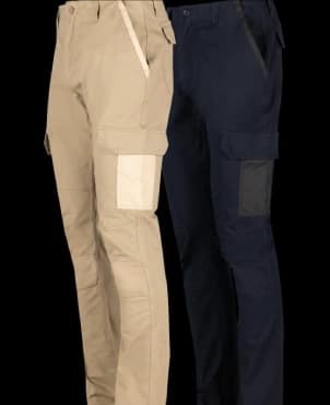 Reinforced Multi-Pocket Cargo Work Trousers
